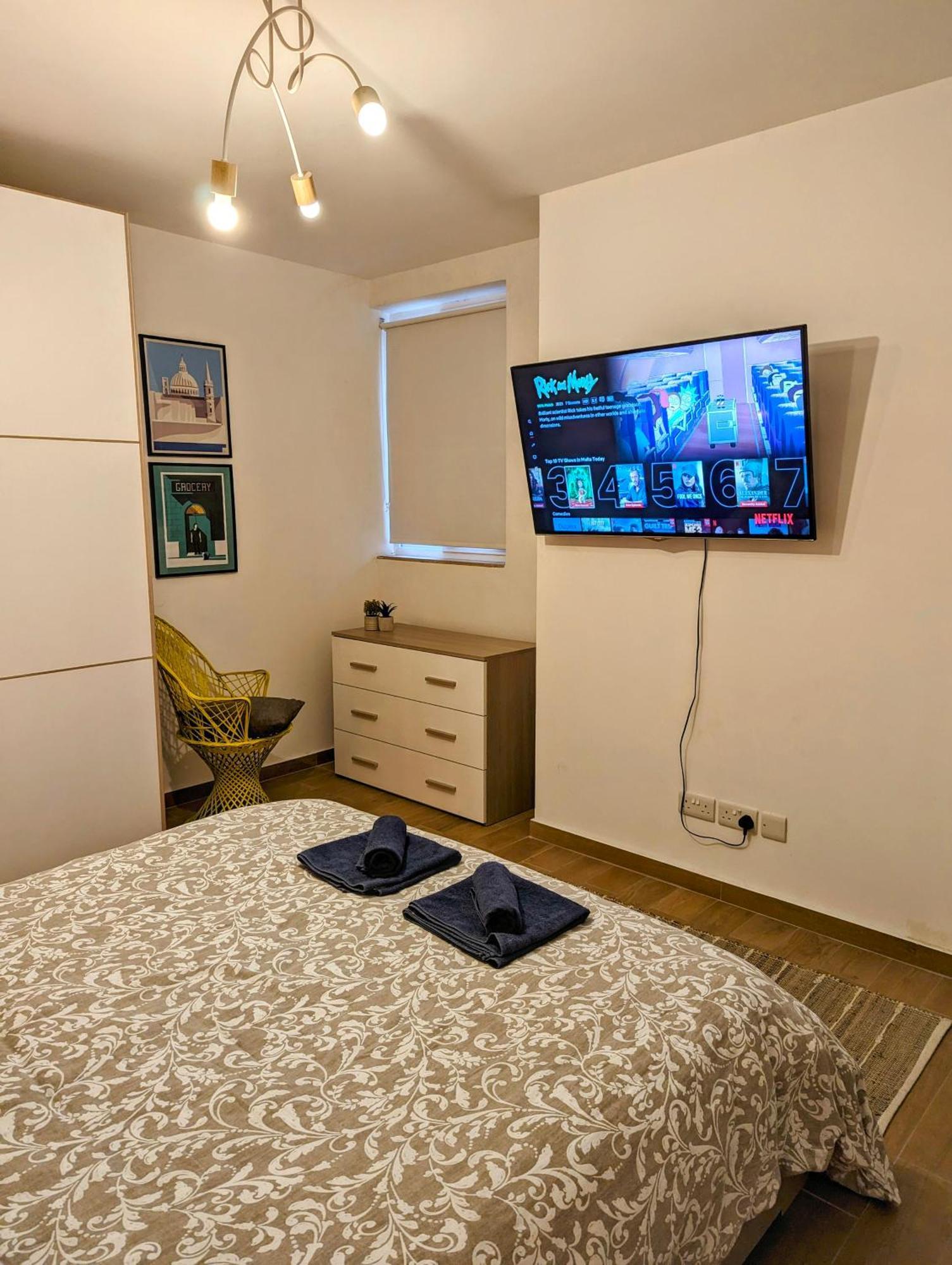 The Green Apartment - Central Malta - 2 Bed 2 Bath, 82Sqm Msida Kültér fotó